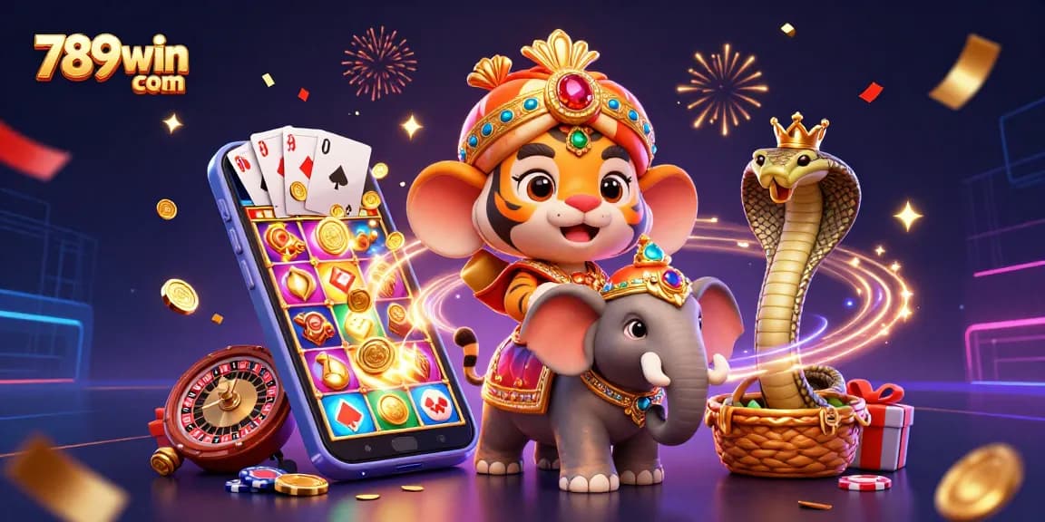 Experience the thrill of 789win com with dynamic casino action illustrated in vibrant detail.