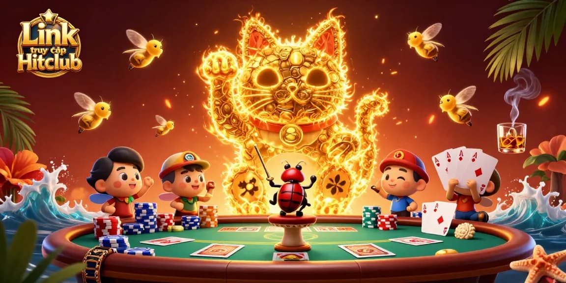 Experience thrilling gameplay with Link truy cập Hitclub; enjoy vibrant casino action in a dynamic scene.