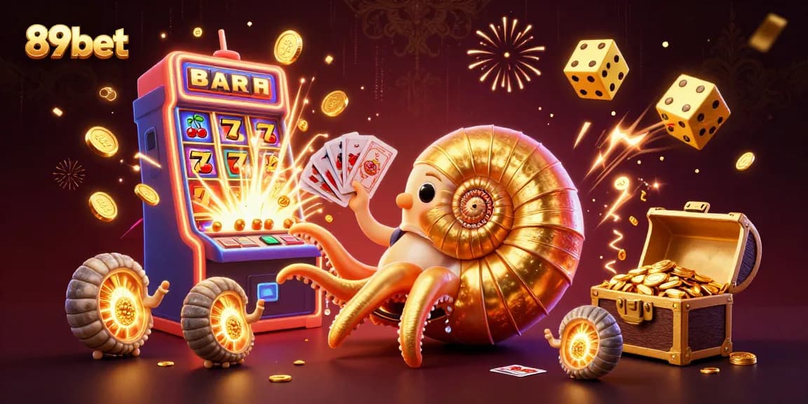 Engage with 89bet's thrilling online casino experience, highlighted by vibrant gaming graphics and excitement.