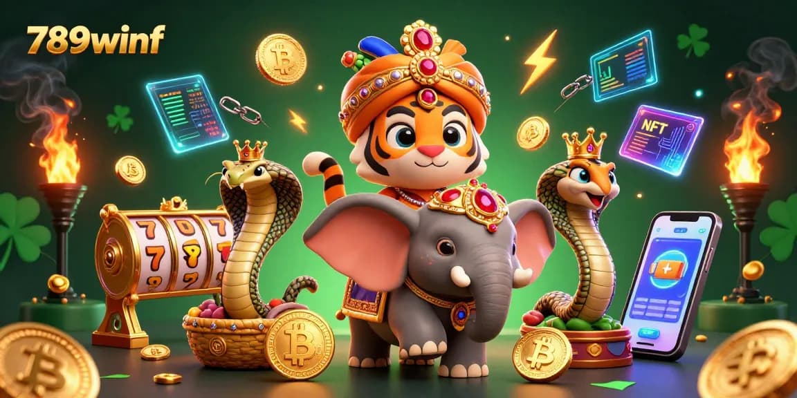 Experience thrilling wins and vibrant gameplay at 789winf with this stunning casino illustration.