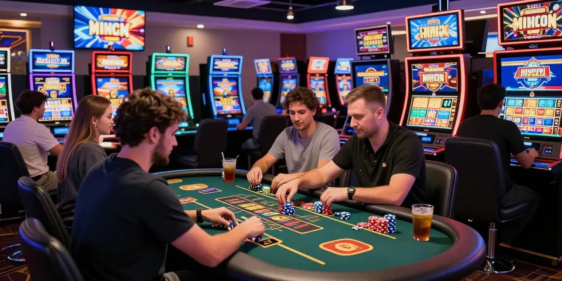 Participants enjoying a lively gaming experience at credit card casinos UK featured on aisa.org.uk