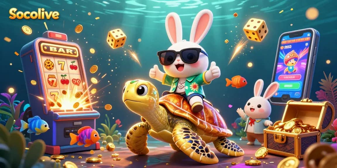 Socolive Casino Adventure: Enjoy a vibrant jackpot explosion and colorful gaming elements!