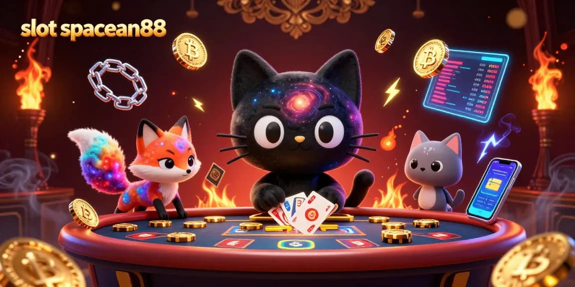 Experience high-stakes action with slot spaceman88 featuring vibrant characters and engaging 3D elements.