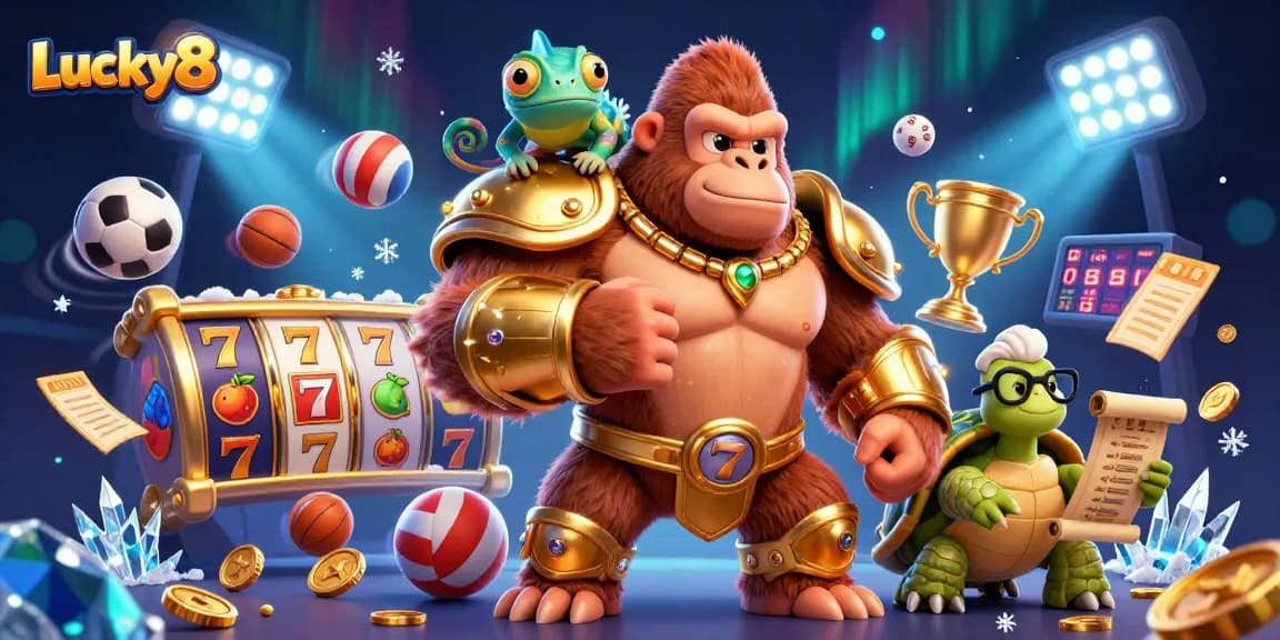 Experience thrilling adventures in Lucky8 slots with vibrant characters and dynamic gameplay elements.