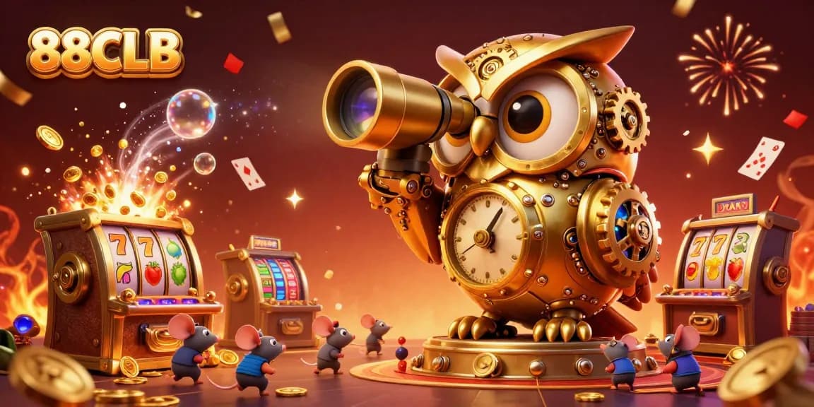 Experience thrilling wins at 88CLB with a vibrant casino scene showcasing magical elements and dynamic characters.