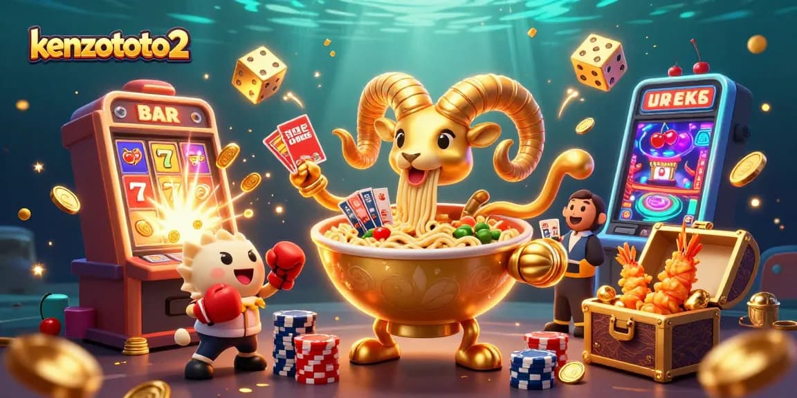 Kenzototo2 menghadirkan suasana permainan slot yang seru dengan jackpot dan simbol beruntung