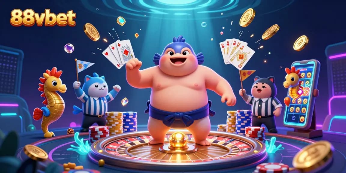 Experience thrilling 88vbet gaming with an action-packed underwater casino scene.