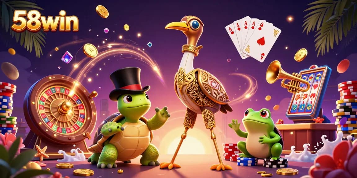 Experience thrilling gameplay at 58win with vibrant characters and dynamic casino elements.