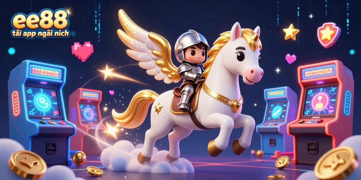 Experience the excitement of ee88 tải app mới nhất with this dynamic casino-themed illustration showcasing vibrant gaming elements.