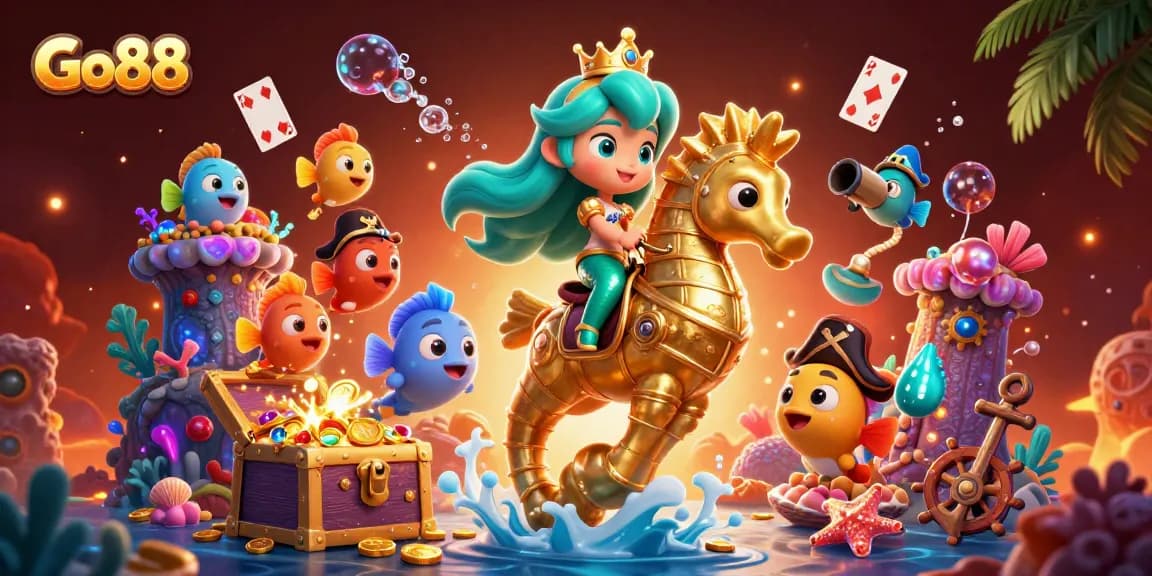 Go88 captivates players with an evolving underwater-themed casino adventure, promising thrilling gaming experiences.