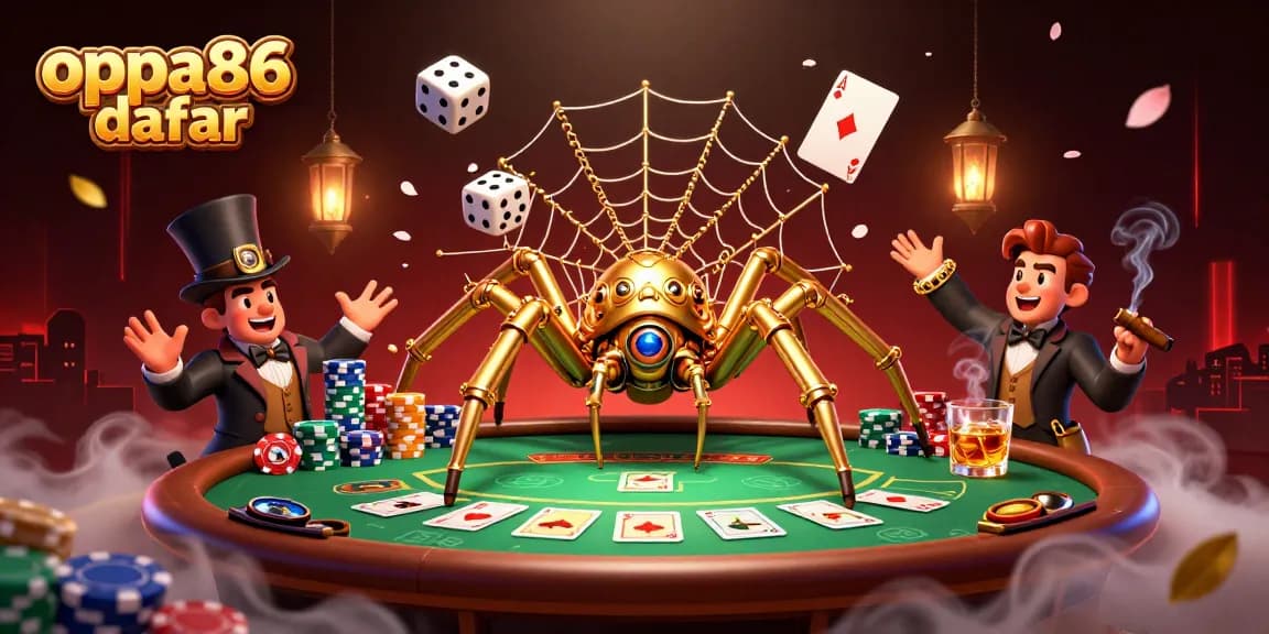 Capture thrilling moments with oppa86 daftar in a stunning casino scene filled with vibrant elements.