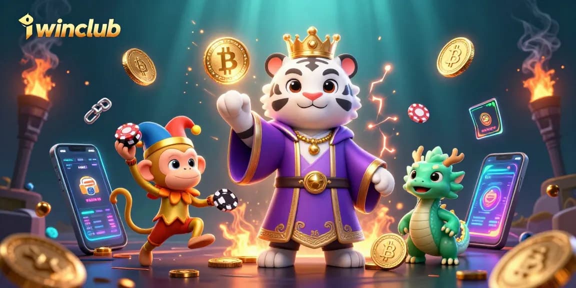 Engage in exciting gameplay with the iwinclub, featuring charismatic characters and casino elements.