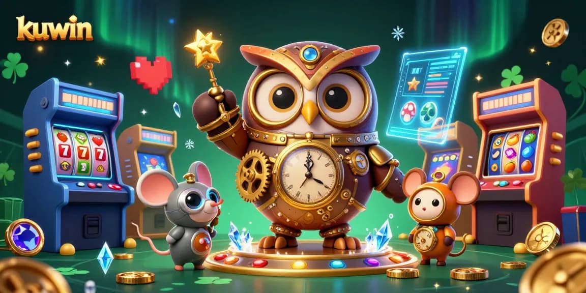 Kuwin offers exciting casino gameplay with vibrant 3D characters and slot reels, creating a thrilling online experience.