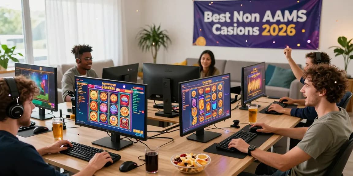Atmosfera di gioco emozionante che mostra un lista casino non aams con giocatori che si godono visivi vibranti e un'atmosfera di festa.