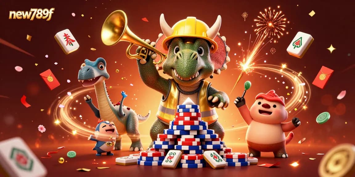 Join the fun at new789f with a vibrant casino scene filled with fortune elements.