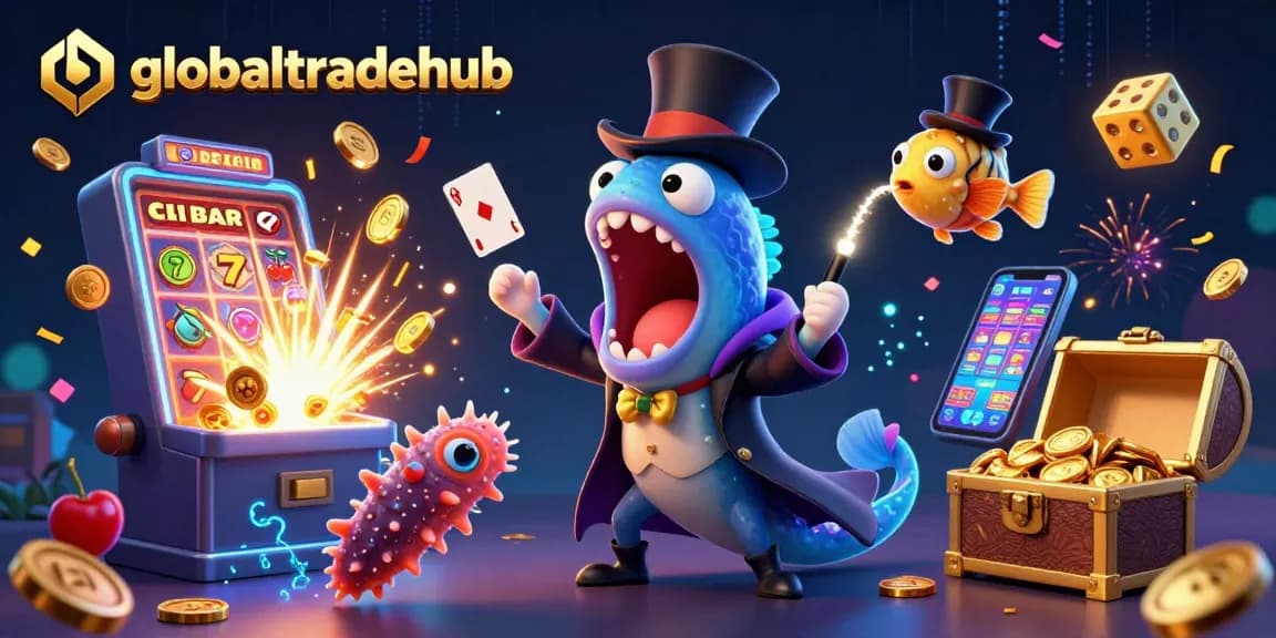 Engage with globaltradehub in an aquatic casino adventure featuring magical deep-sea creatures.