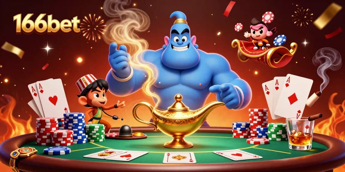 Play games at 166bet with exciting characters and vibrant casino elements.