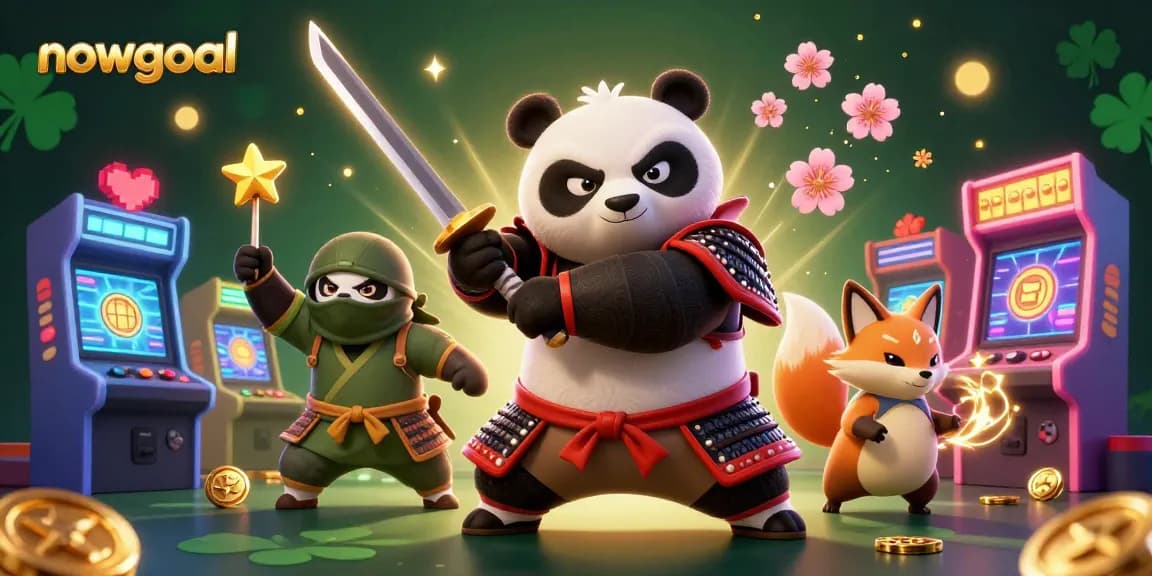 Experience nowgoal's dynamic sports action with vibrant characters and dazzling casino elements.