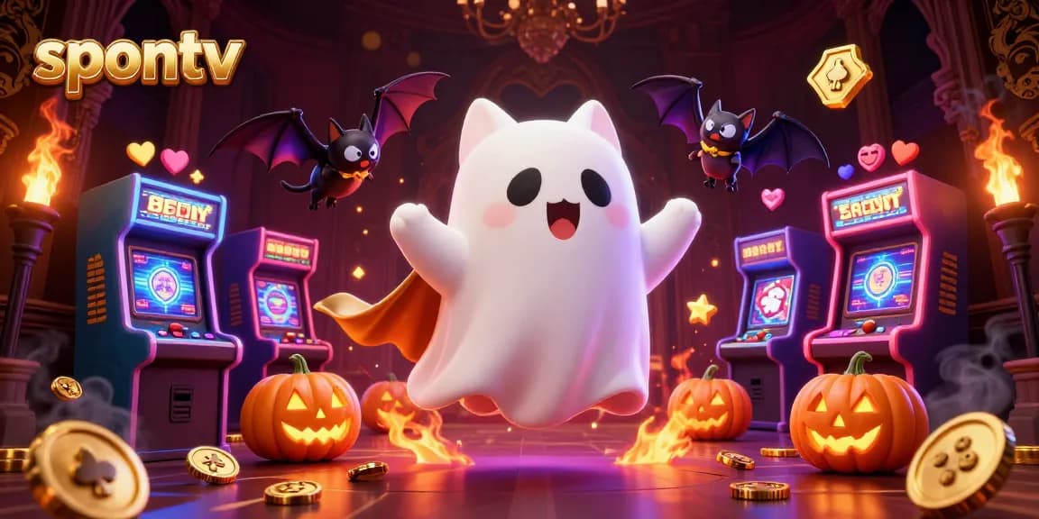 Experience spontaneous fun as you play on spontv in a lively, ghostly casino atmosphere.