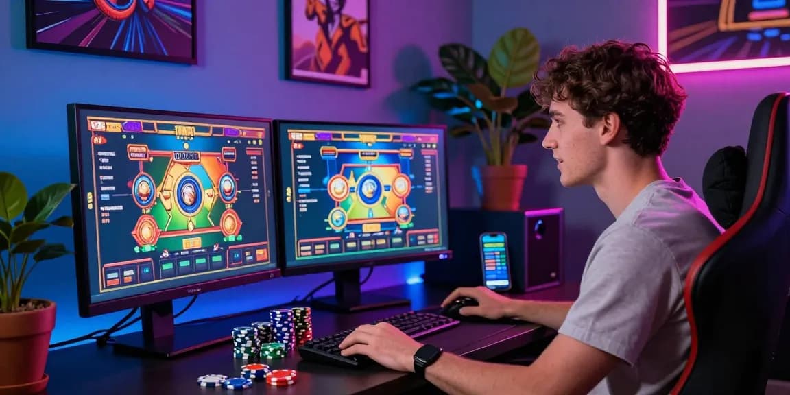 Engaging scene featuring สล็อต เครดิตฟรี วอ ล เล็ ท gameplay with vibrant colors and modern gaming setup
