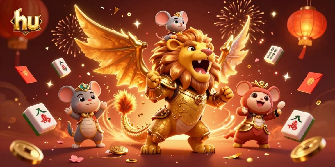 Navigate the hu online casino experience with triumphant chimera and festive gaming elements.
