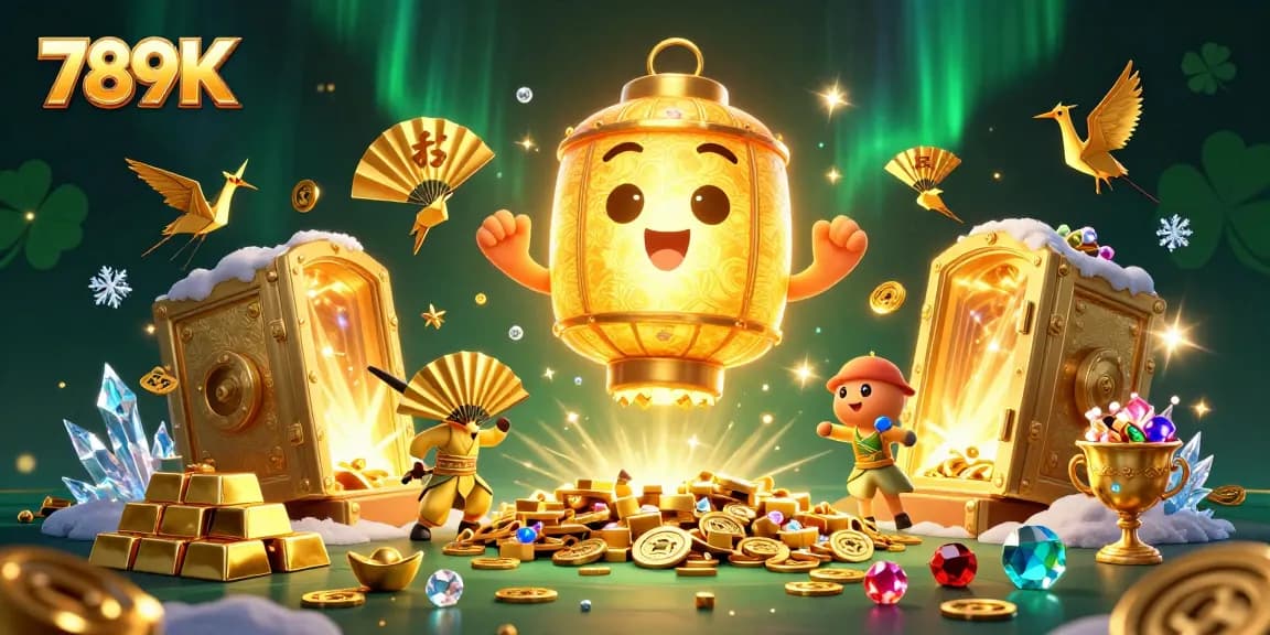 Experience thrilling gameplay with 789K, featuring colorful characters and vibrant casino elements.
