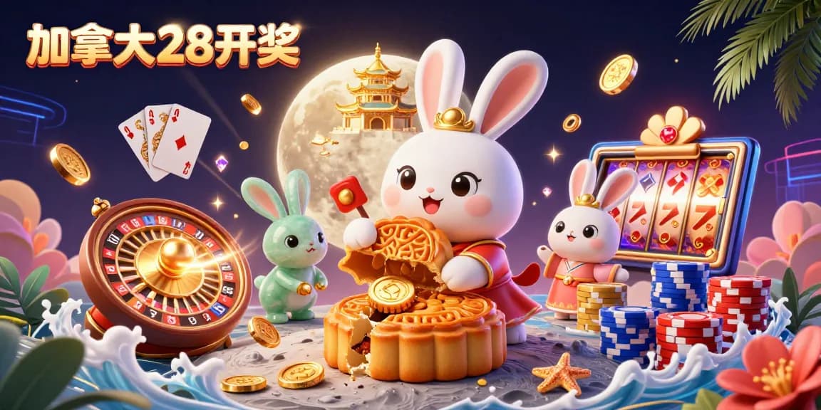 Experience 加拿大28开奖 with dynamic casino elements and playful 3D characters in an engaging digital scene.