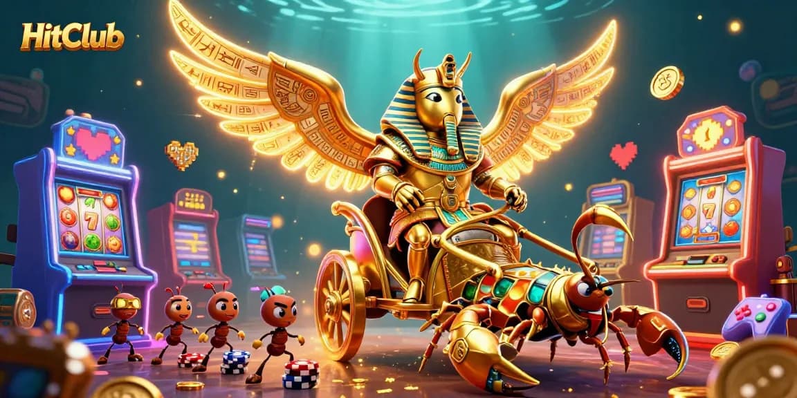 HitClub delivers an immersive gaming experience with vibrant slot machines and dynamic characters.