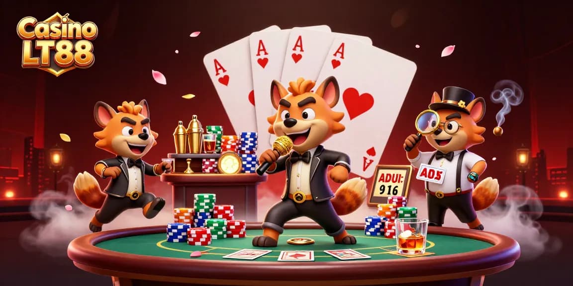 Experience thrilling moments at Casino LT88 with lively characters and lively gambling action.