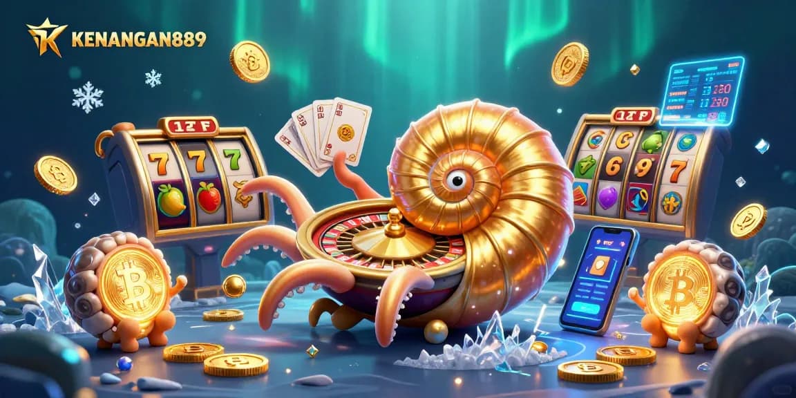 Experience thrilling gameplay with KENANGAN889 as the ancient nautilus reveals winning slots and crypto treasures.
