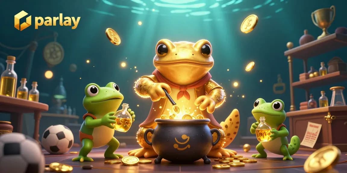 Engage in parlay betting with vibrant visuals of sports characters and dynamic gameplay elements.