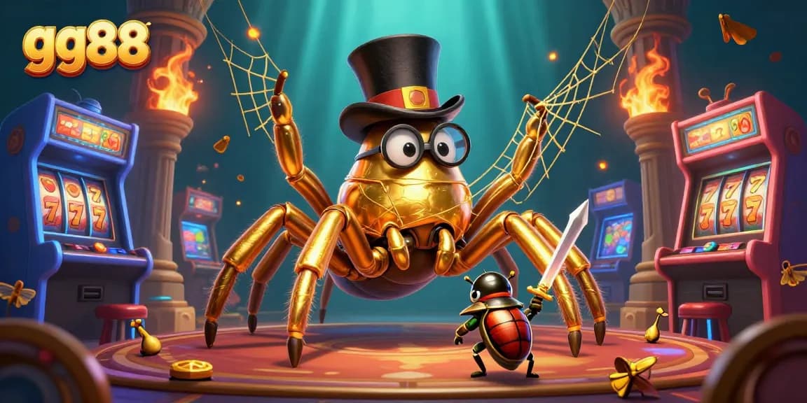 Engage with gg88 and explore thrilling slot adventures amid golden casino elements.