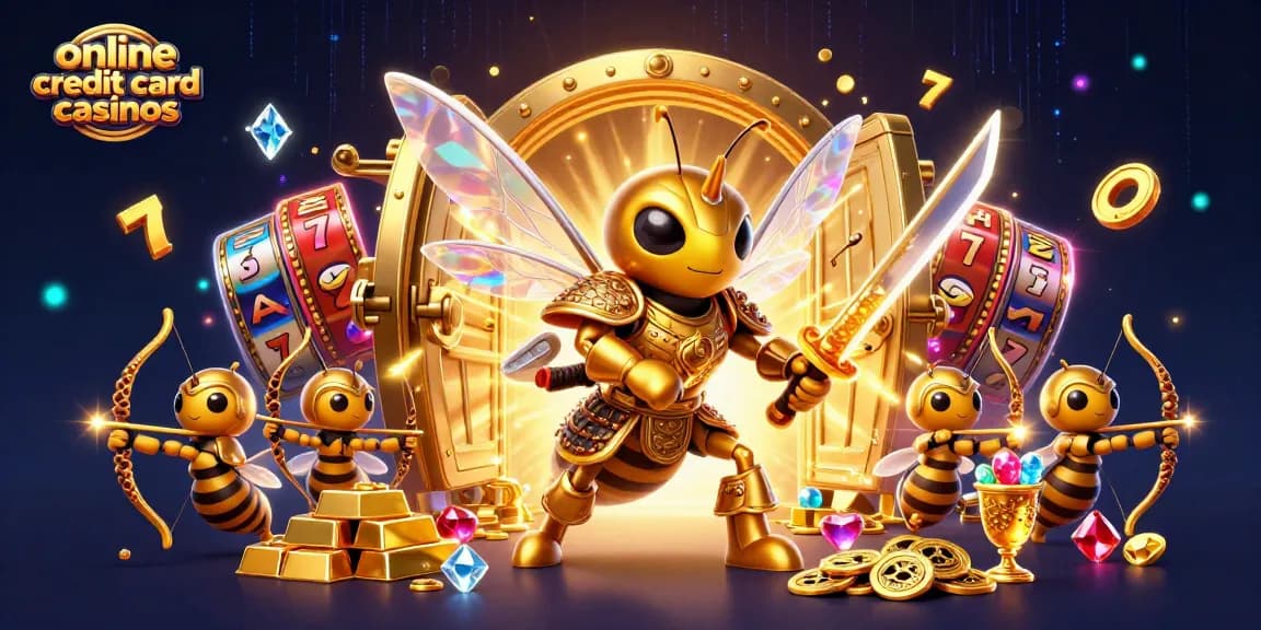 Engage in online credit card casinos with jackpot slots and dynamic gameplay features.