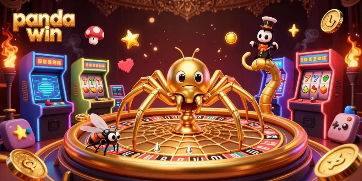 Experience panda win with dynamic roulette wheel action and vibrant casino elements.