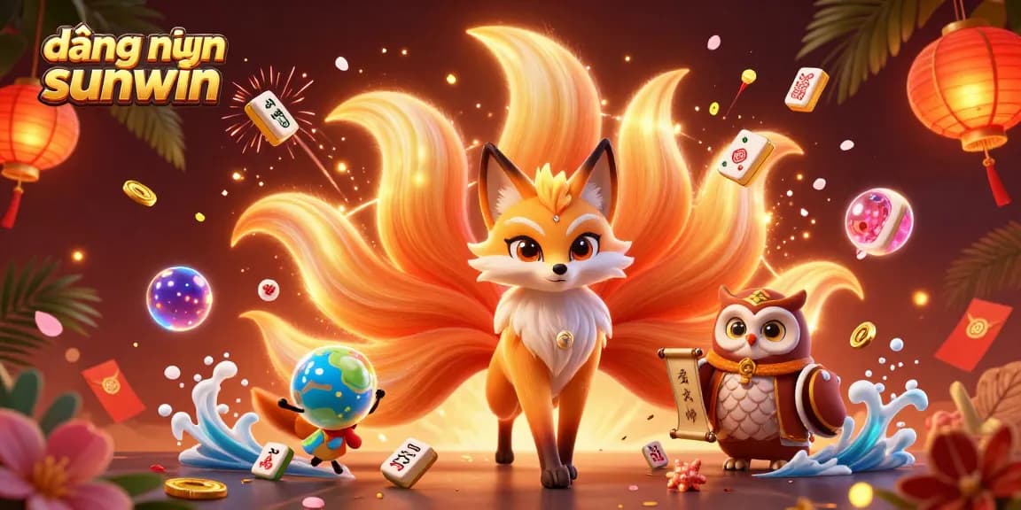 Engage with the vibrant world of đăng nhập sunwin featuring a mystical fox and owl in an enriching casino setting.