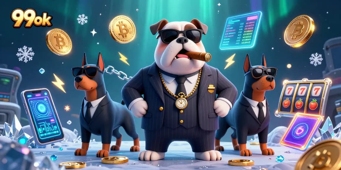 Experience winning strategies with 99ok in this dynamic, vibrant casino illustration filled with action.