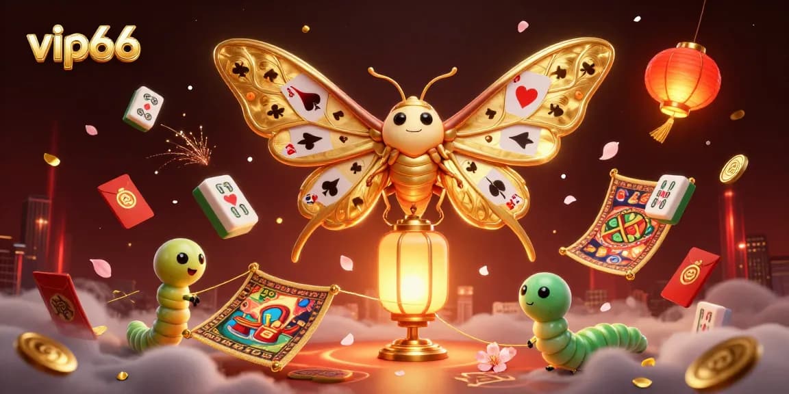 Experience the vibrant atmosphere of vip66 with its golden casino elements and dynamic characters.