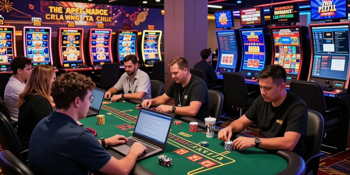 Engaging scene at credit card casinos showcasing players using cards for deposits while enjoying live games and exciting promotions in 2026.