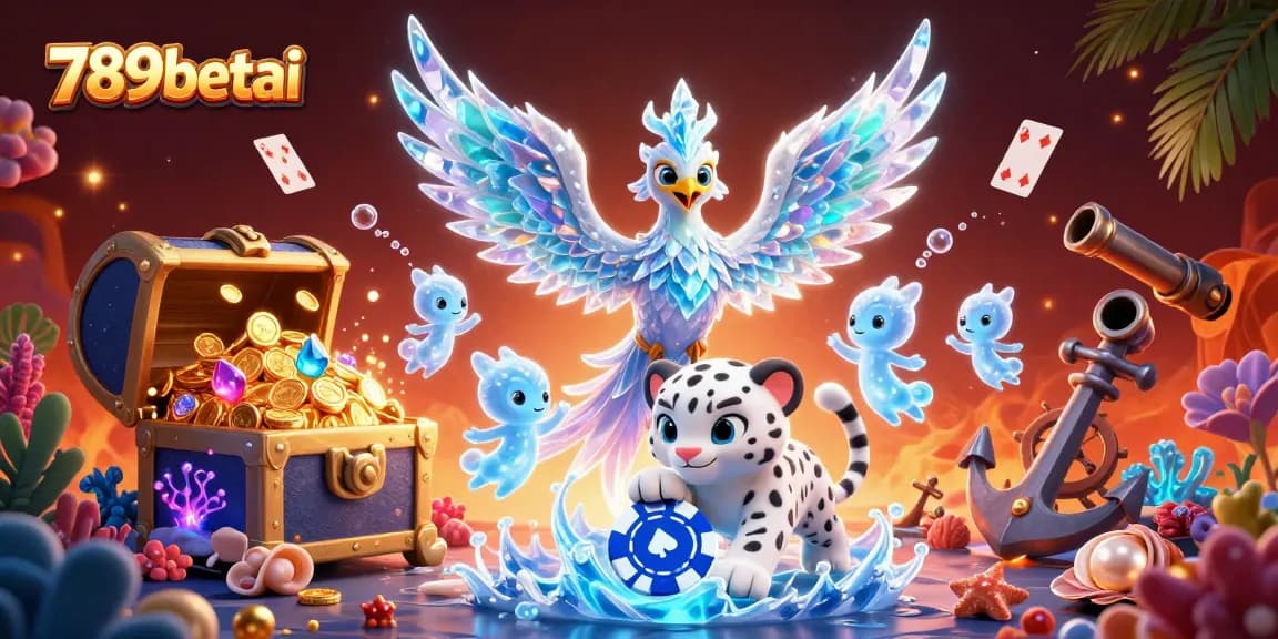 Experience thrilling gameplay at 789betai with an energetic ice-themed casino scene featuring vibrant elements.