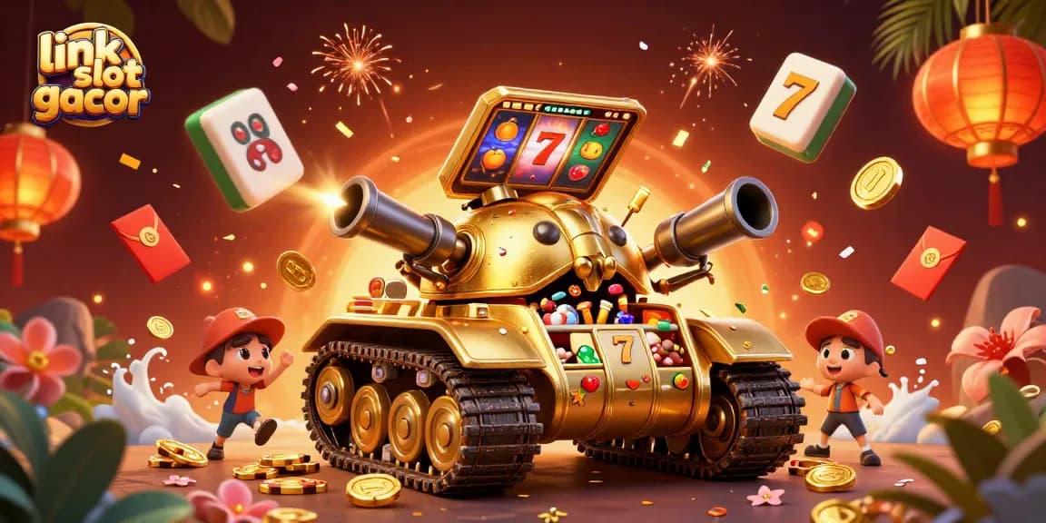Explore exciting gameplay at link slot gacor with a vibrant casino experience in a golden beetle tank.