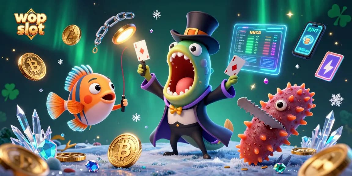 Mainkan wop slot dengan karakter unik dalam ilustrasi 3D digital yang menakjubkan.