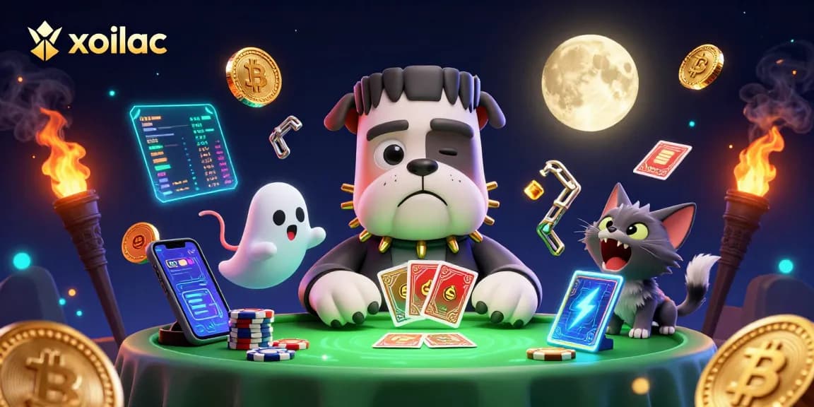 Xoilac delivers thrilling gambling experiences with a 3D monster dealer in a dynamic scene.
