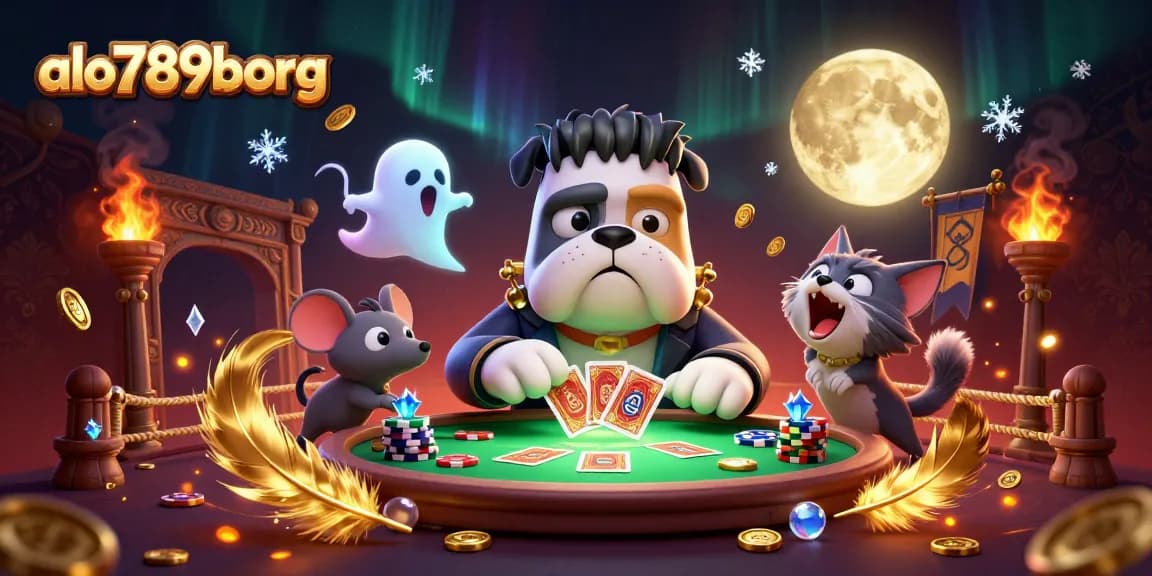Alo789borg takes you on a thrilling gaming adventure with unique characters at a captivating casino table