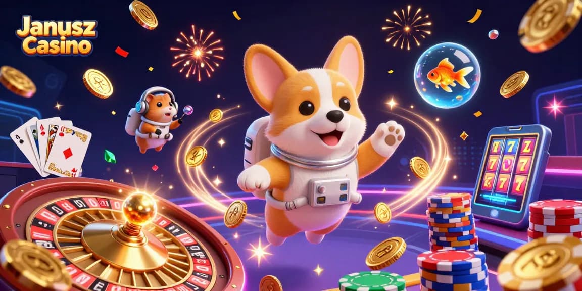 Graj w Janusz Casino z emocjonującymi grami i bonusami, jak loteria i ruletka.