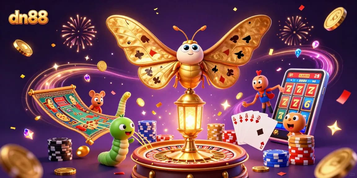 dn88 offers thrilling slot experiences with vibrant characters and dynamic casino elements.