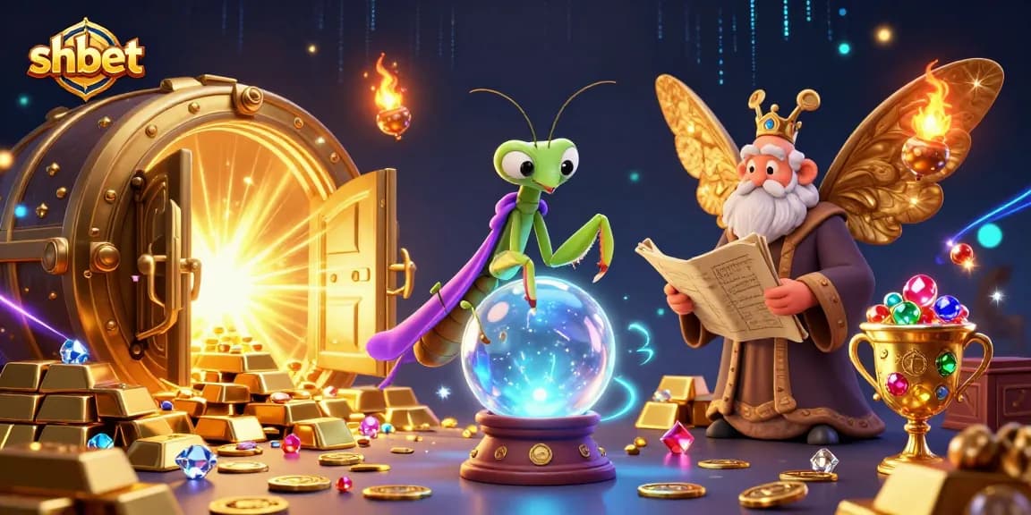 Engage in thrilling gaming at shbet with our vibrant casino fantasy illustration.
