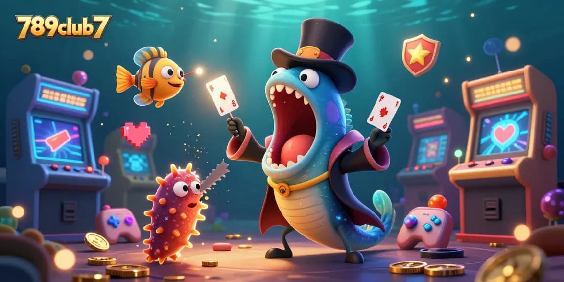 Experience thrilling action at the 789club7 online casino with vibrant game elements and engaging characters.