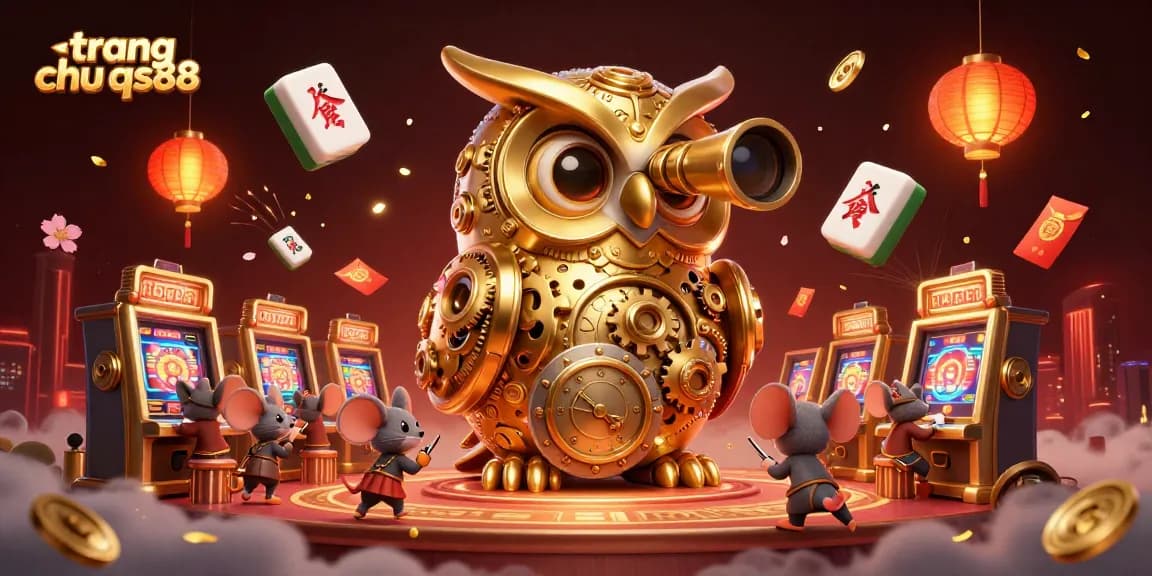 Engage with exciting games at trang chu qs88, featuring vibrant 3D characters and casino elements.