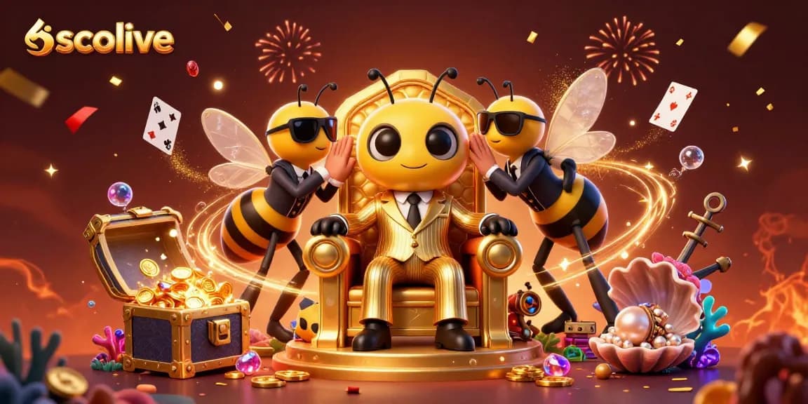 Socolive delivers thrilling action with high-stakes betting, featuring a bumblebee mob boss and exciting casino elements.