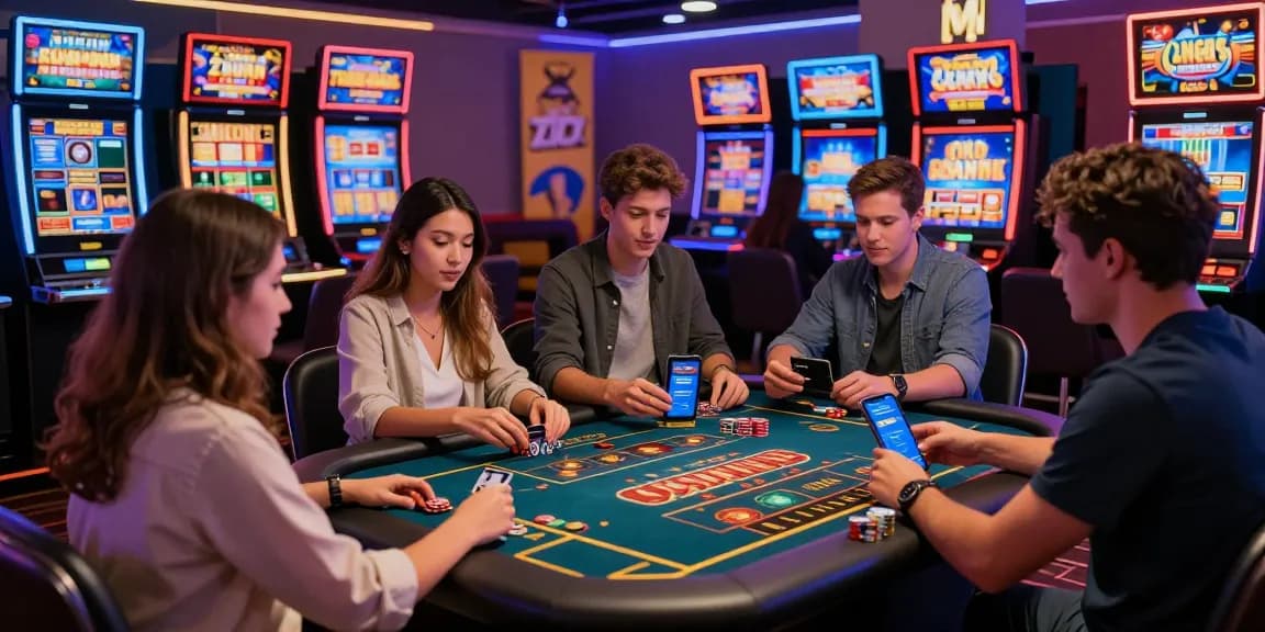 Engaged players at a vibrant online casino using credit cards, showcasing the excitement and opportunities available at https://fimltd.co.uk.